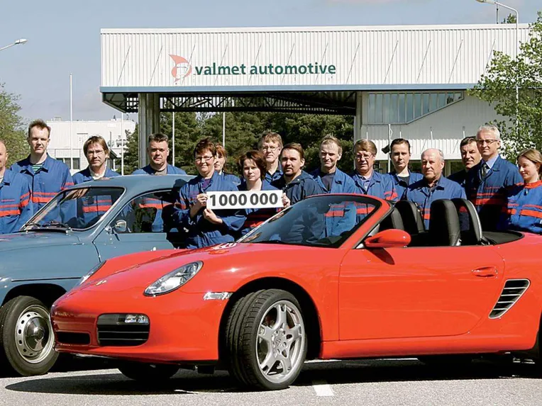 Porsche Boxter ja ensimmäinen 96 tekijöineen vuonna 2005.