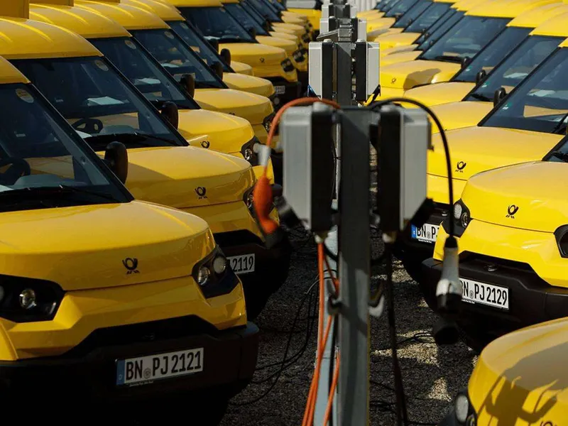 Saksan postilla on jo käytössään 5 000 sähköistä Streetscooter-jakeluautoa ja lisää on tulossa.