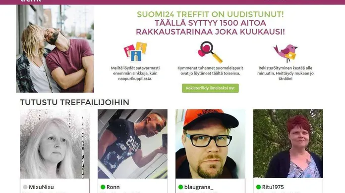 Suomi24 Treffit -sivusto kohotti kasvonsa | Kauppalehti