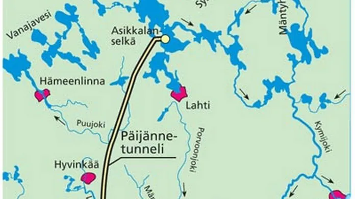 Päijänne-tunnelin peruskorjaus alkaa huhtikuussa | Tekniikka&Talous