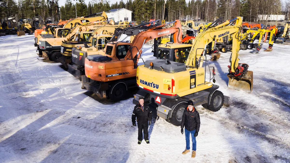 Kärsämäkeläinen perheyritys on noussut Suomen suurimpien  maansiirtokonekauppiaiden joukkoon – 