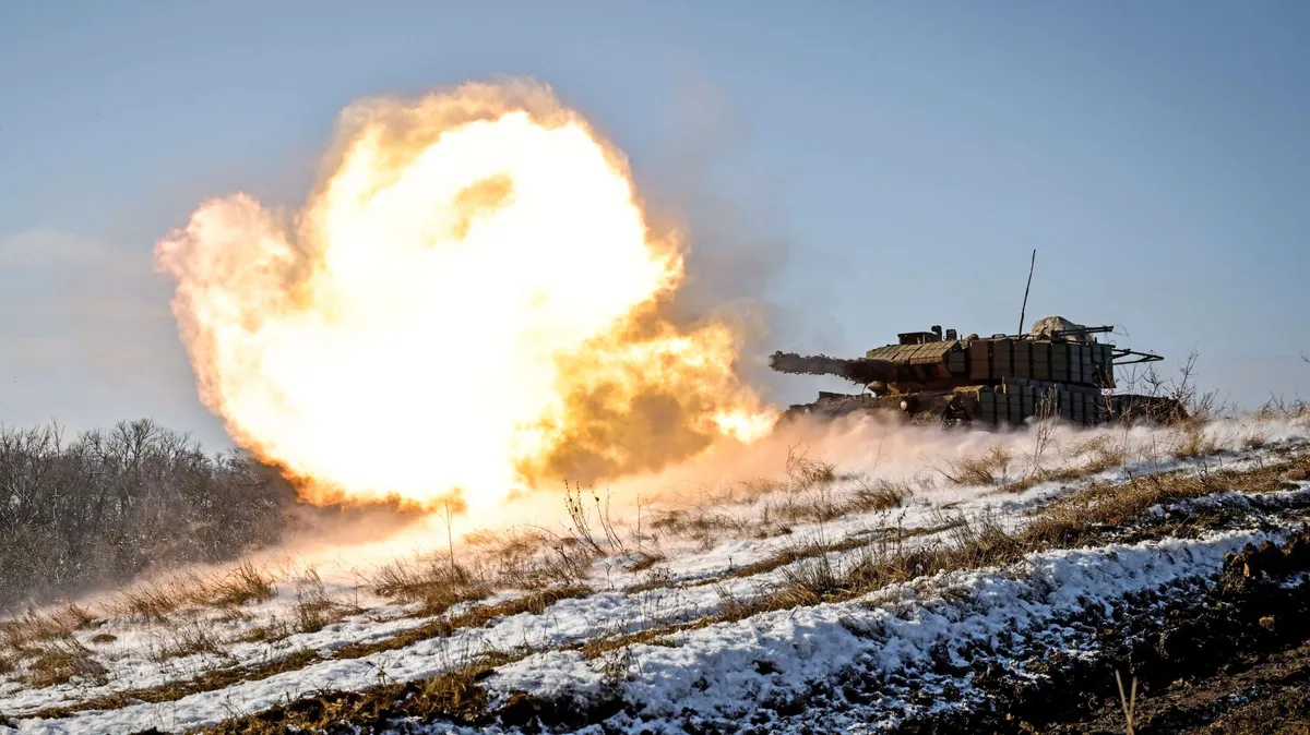 Ukraina Tuhosi 14 Ven j n Sota ajoneuvoa Ven l iset Itkev t Miehi 