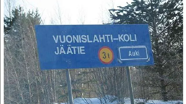 Kolin - Vuonislahden -jäätie suljettiin tänään | Uusi Suomi