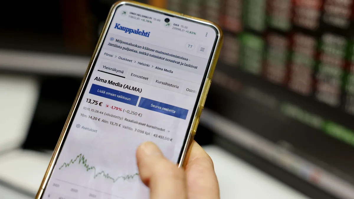 Kauppalehden pörssipalvelu uudistuu: Sijoitustiedon saa nyt helpommin ja nopeammin – Anna palautetta