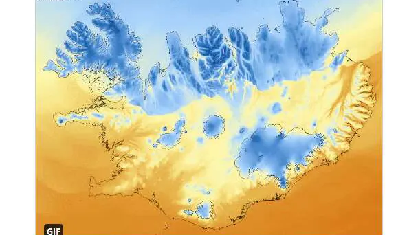 Massiivinen kylmä rintama vyöryi Grönlannista Eurooppaan – Tältä näytti  sääkartalla, kun se jäädytti Islannin kuin veitsellä leikaten |  Tekniikka&Talous