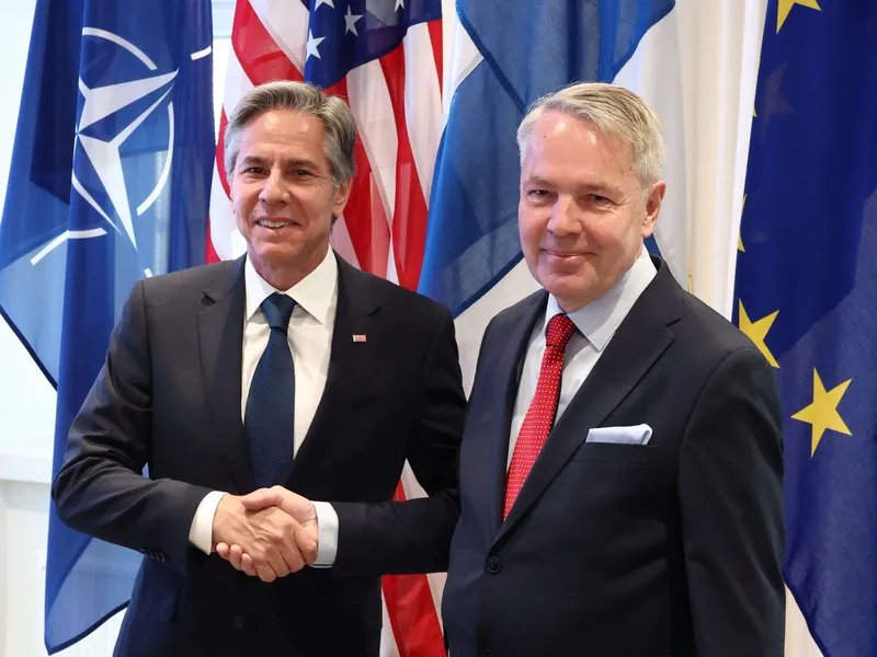 Yhdysvaltain ulkoministeri Antony Blinken ja Pekka Haavisto tapaavat Helsingissä.