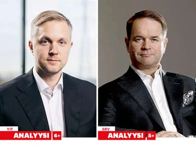 YIT:n toimitusjohtaja Heikki Vuorenmaa (vasemmalla) ja SRV:n toimitusjohtaja Saku Sipola yrittävät kääntää rakennusyhtiöiden kurjaa kannattavuutta.