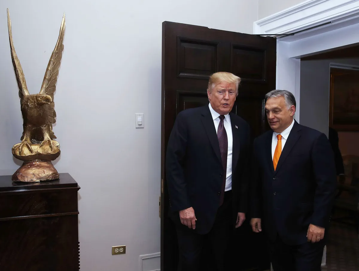 Viktor Orbán visits Donald Trump during NATO celebrations in Hungary