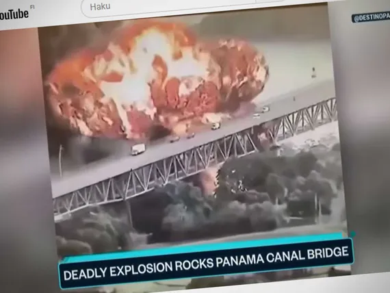 Säiliöauto posahti sillan alla: 100 m tulipallo nuoli autoja, armeija hätiin, yksi kuoli