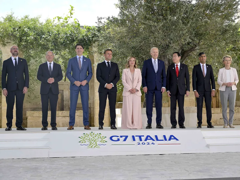 G7-maat päättivät huippukokouksessaan Italiassa antaa Ukrainalle lainan, jonka vakuutena käytetään Venäjältä jäädytettyjä varoja.