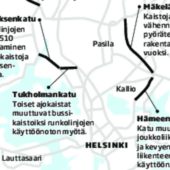 Kaupunkibulevardien vastustajien ilo ennenaikaista – katuja kavennetaan,  kaistoja poistetaan ja kieltoja lisätään silti | Tekniikka&Talous