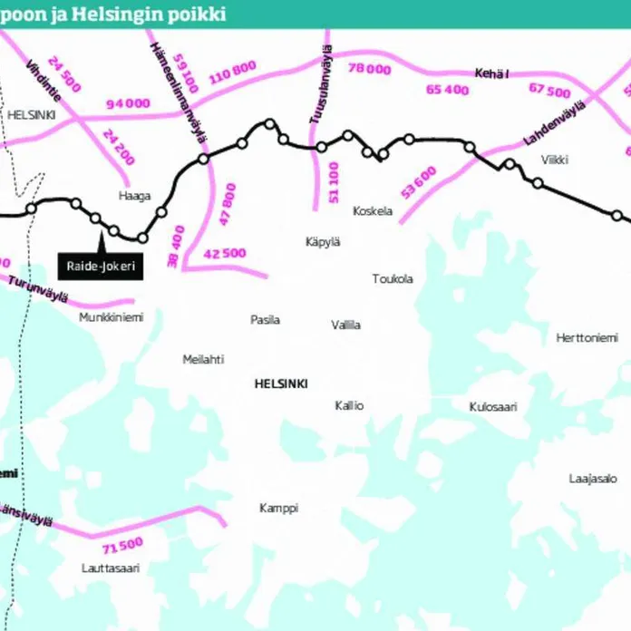 Espoo hyväksyi Raide-Jokerin – rakentaminen alkaa kesäkuussa |  Tekniikka&Talous