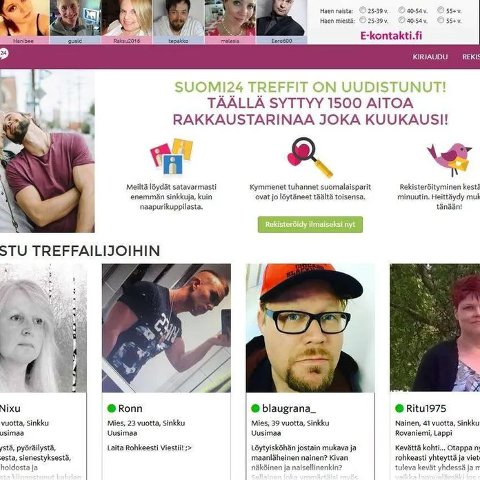 Suomi24 Treffit -sivusto kohotti kasvonsa | Kauppalehti