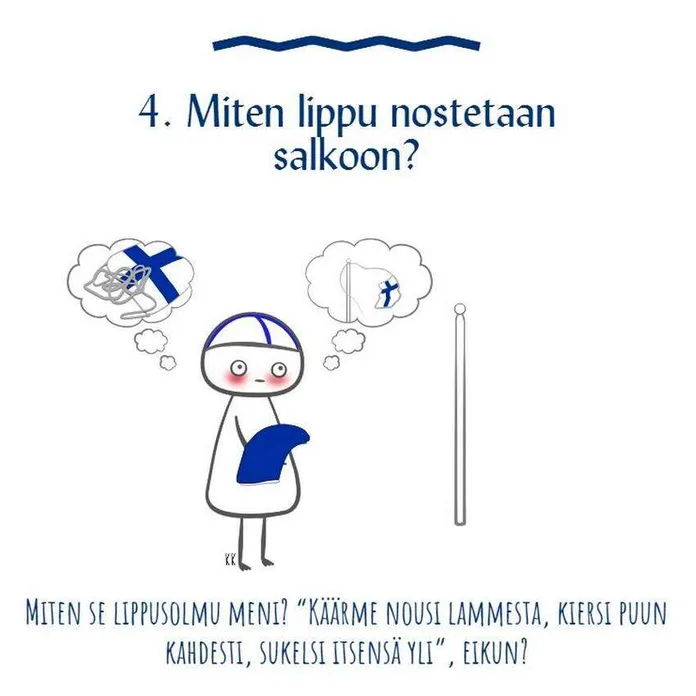 Sisäministeriö ohjeistaa suomalaisia liputtamaan oikein humoristisen Finnish  Nightmares -sarjakuvan avulla | Talouselämä