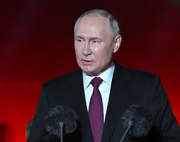 Vladimir Putin kuvattuna 23. elokuuta.