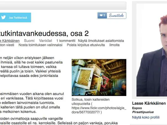 Suomalainen huumekauppias kertoo: Näin alkoi 11,5 vuoden vankeustuomio |  Uusi Suomi
