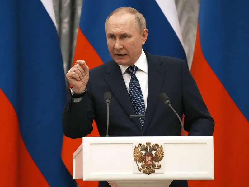 Kuvassa Venäjän presidentti Vladimir Putin aiemmin helmikuussa.