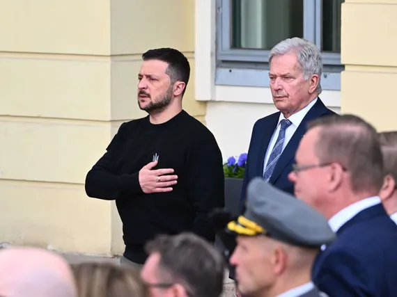 Ukrainan Presidentti Zelenskyi Saapui Suomeen | Kauppalehti