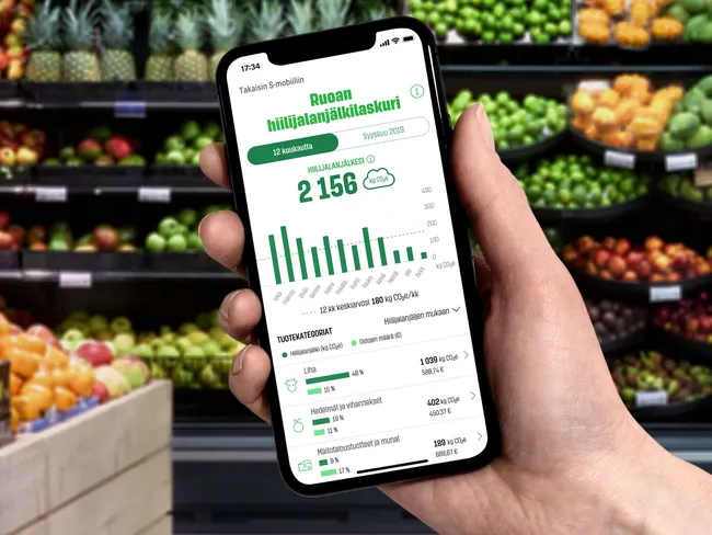 S-ryhmän sovellus paljastaa ruokakorin hiilijalanjäljen | Mikrobitti