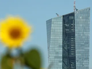 EKP:n neuvosto nosti ohjauskorkojaan torstaina. Kuvassa EKP:n pääkonttori Frankfurtissa.