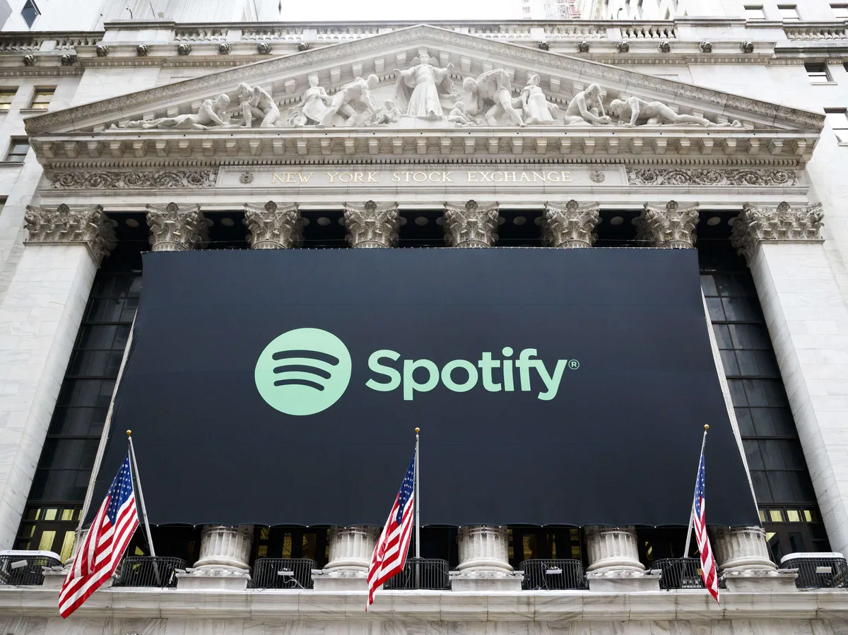 Spotifyn käyttäjämäärä jäi omasta ohjeistuksesta – osake laskussa  ennakkokaupassa | Kauppalehti