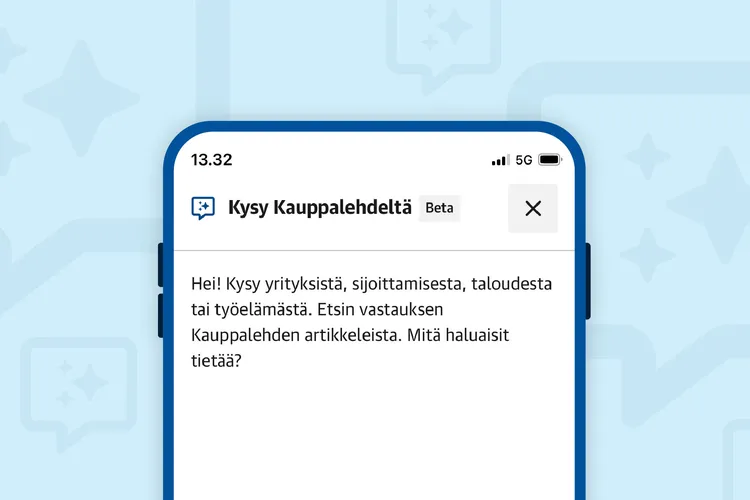 Kysy Kauppalehdeltä -apuri etsii vastaukset kysymyksiin sijoittamisesta ...
