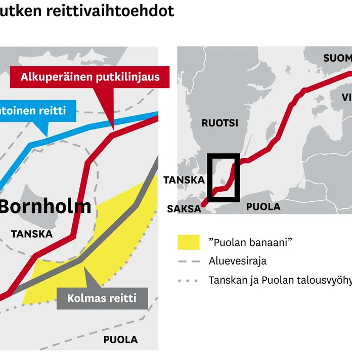 Nord Stream 2 keskeytyy, mutta tästä on oikeasti kyse: Tanska tarjoaa  venäläisille puolalaista banaania | Talouselämä