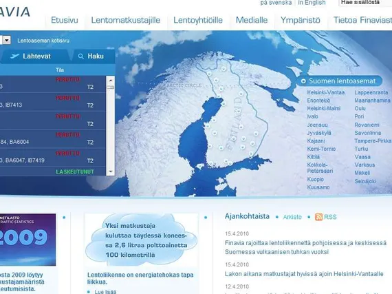 Finavia: Mikään ei viittaa lentokiellon purkamiseen | Uusi Suomi