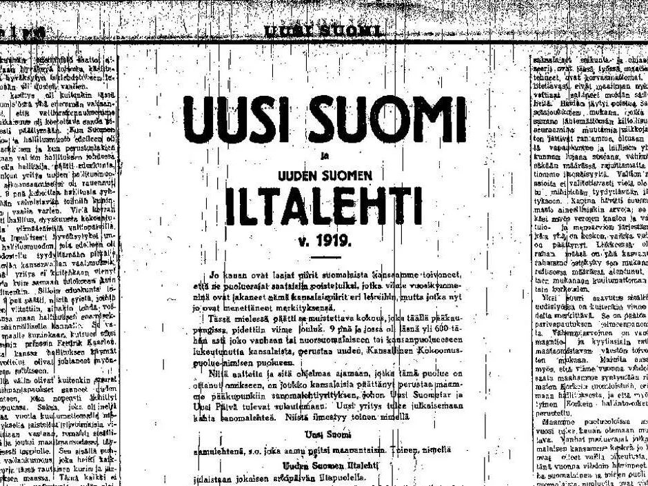 Harvinainen lehti 90 vuoden takaa ilmestyi verkkoon | Uusi Suomi