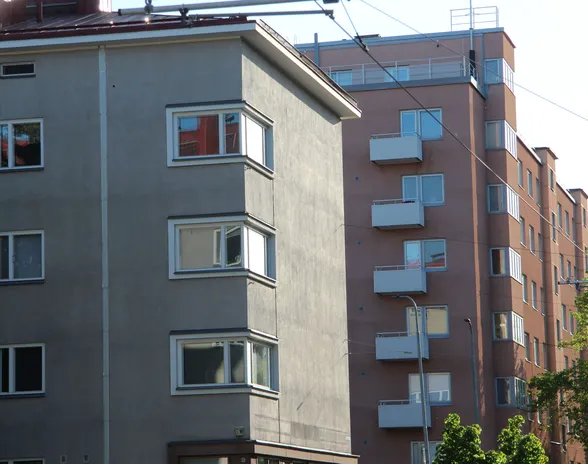 Vanhojen asunto-osakkaiden hinnat laskivat Tampereella huhti–kesäkuussa 7,6 prosenttia vuodentakaisesta. Kuva Tampereelta Tammelan kaupunginosasta.