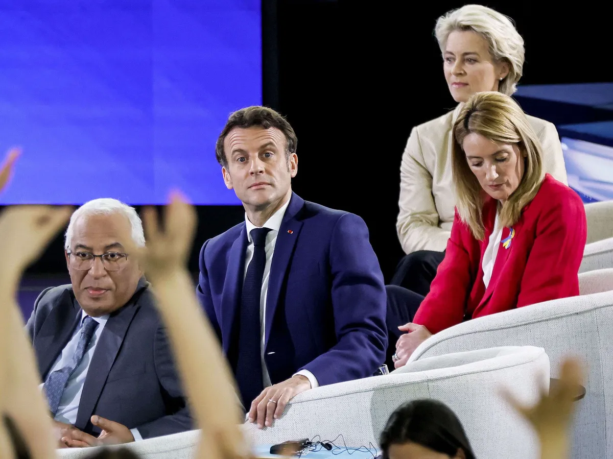 EU leaders highlighted the war in Ukraine in their Europe Day speeches