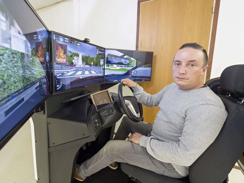 Kalle Lahervon Epic on hyötynyt simulaatio-opetuksen noususta ajokorttiuudistuksen jälkeen.