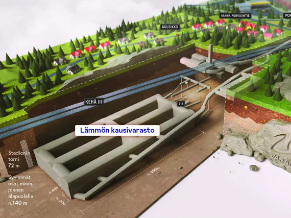 Vantaalle tulee massiivinen luola – Kyse on valtavasta myllerryksestä Suomen energiajärjestelmässä