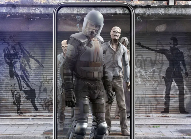 Next Gamesin tulevassa Our World -zombipelissä pelaaja näkee kännykkänsä ruudulla pelitehtävät todellisessa kartassa.