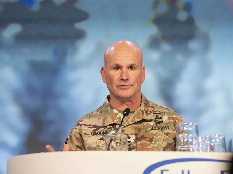 Yhdysvaltain ja Naton Euroopan-joukkojen komentaja, kenraali Christopher G. Cavoli.