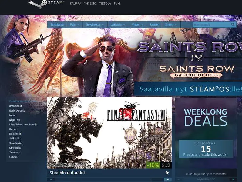 Steam paljasti vuoden pelatuimmat ja myydyimmät pelit | Talouselämä