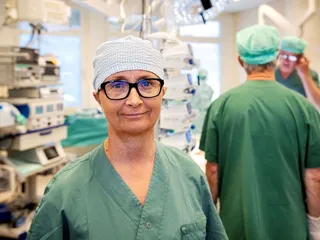 Ylilääkäri, gynekologian ja synnytysten dosentti Pernilla Dahm-Kählerillä oli torstaina 25. toukokuuta ilon päivä.