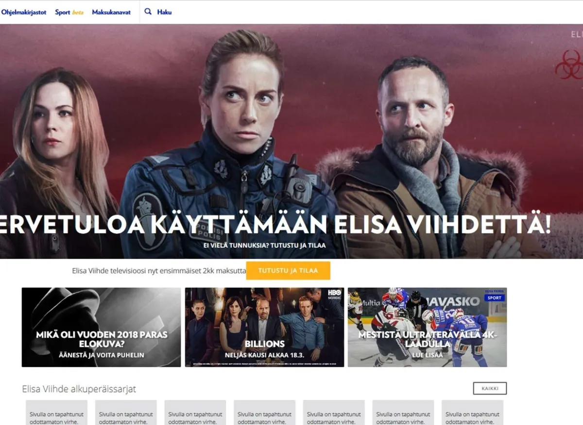 Teleoperaattori Elisa hakee uusia asiakkaita viihteen avulla ja lupaa uusia  alkuperäissarjoja | Talouselämä