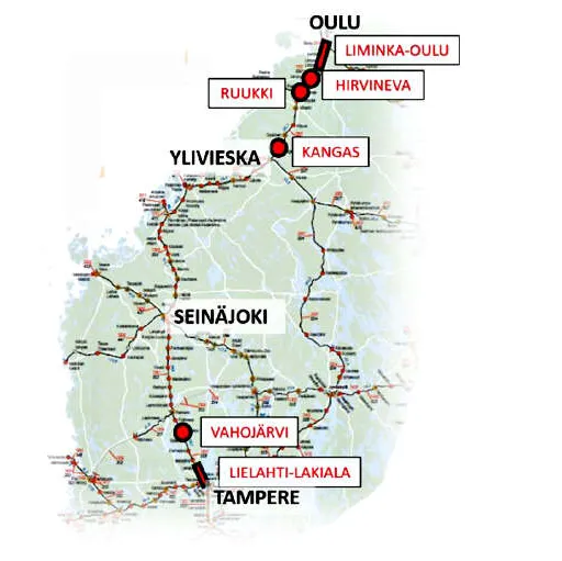 Tampere-Oulu -radalle suunnitellaan merkittäviä parannuksia –  Tavaraliikenne kasvaa jopa 40 prosenttia | Tekniikka&Talous