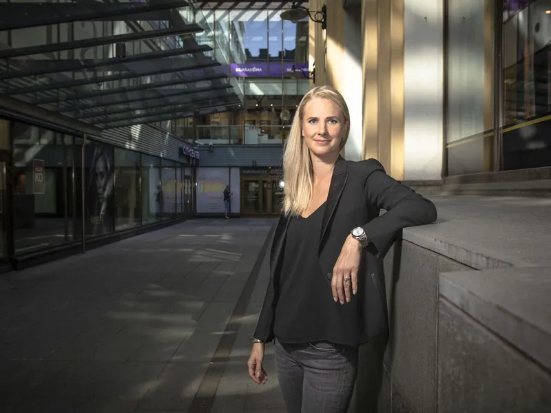 MobilePaylla on jo yli miljoona käyttäjää. Kuvassa MobilePay Finlandin toimitusjohtaja Anniina Heinonen.