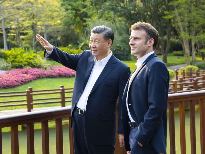 Emmanuel Macron vieraili Kiinassa ja tapasi maan johtajan Xi Jinpingin huhtikuun alussa.