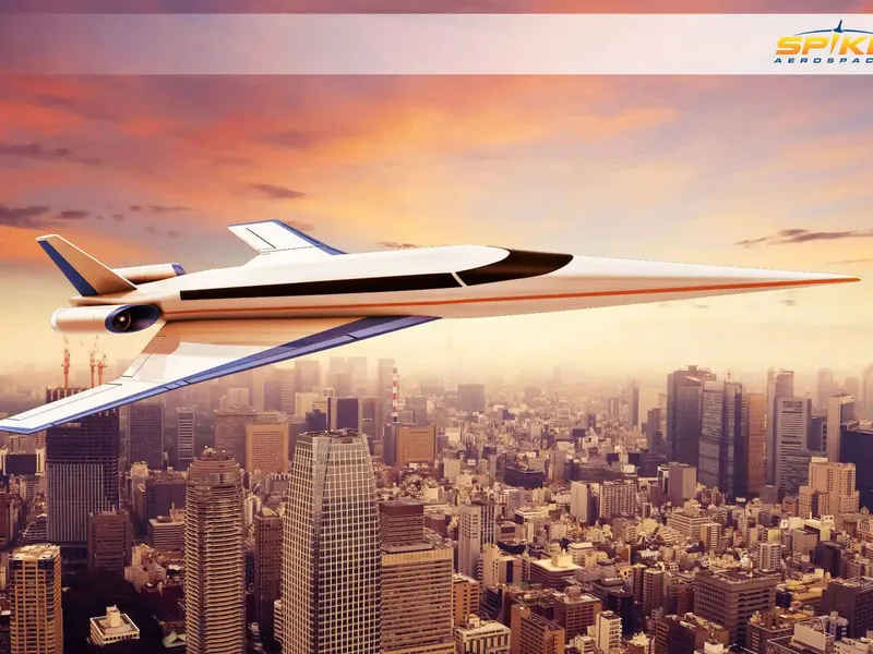 Spike Aerospacen mukaan lento New Yorkista Lontooseen kestäisi noin kolme tuntia.